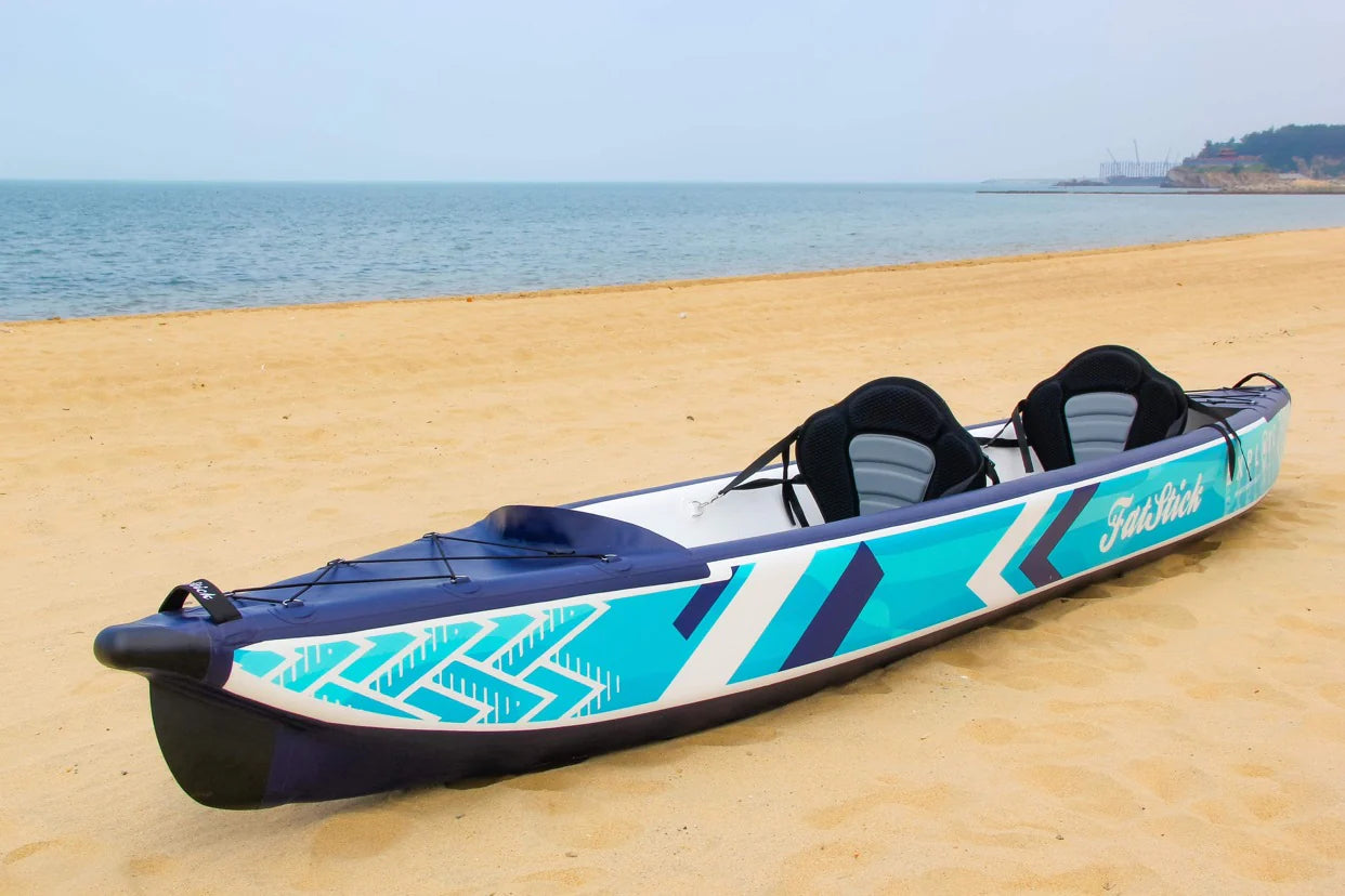 Inflatable Kayak Canoe - 2 Seater | FatStick