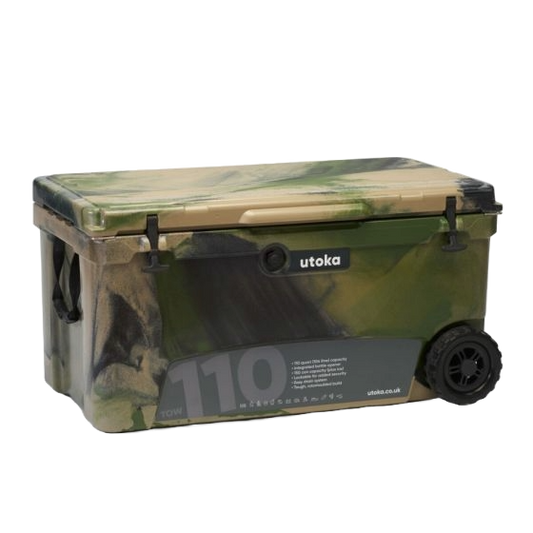 Utoka 110 Wheeled Cool Box Camo (104 litre / 150 cans)